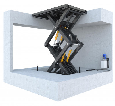 Стационарный гидравлический подъемник 3000 кг Фото в Омске