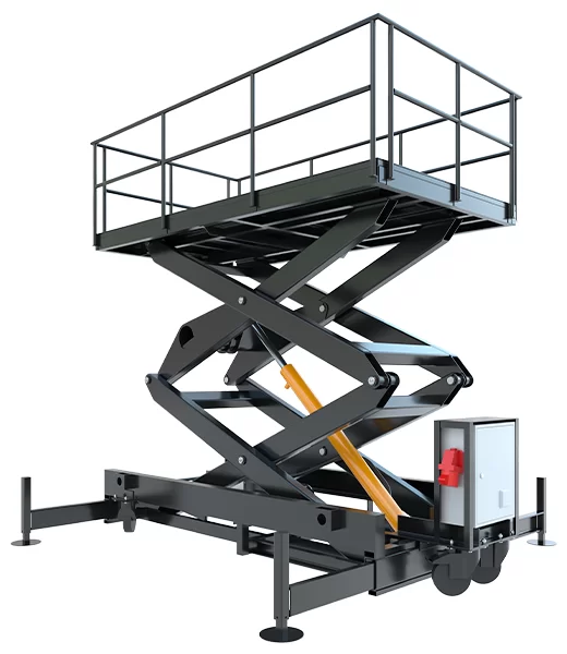 Ножничный передвижной подъемник 3000 кг, 12 м Фото в Омске