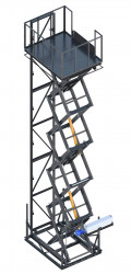Ножничный строительный подъемник 2000 кг, 9 м Фото в Омске