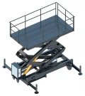 Ножничный передвижной подъемник 1000 кг, 3 м Фото в Омске